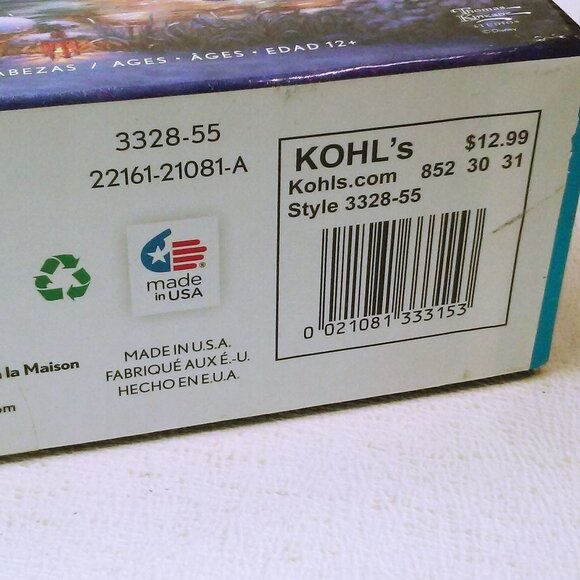 Thomas Kinkade Studios Disney Cinderella Bringing Tree Puzzle Sealed New NIP - Picture 8 of 11